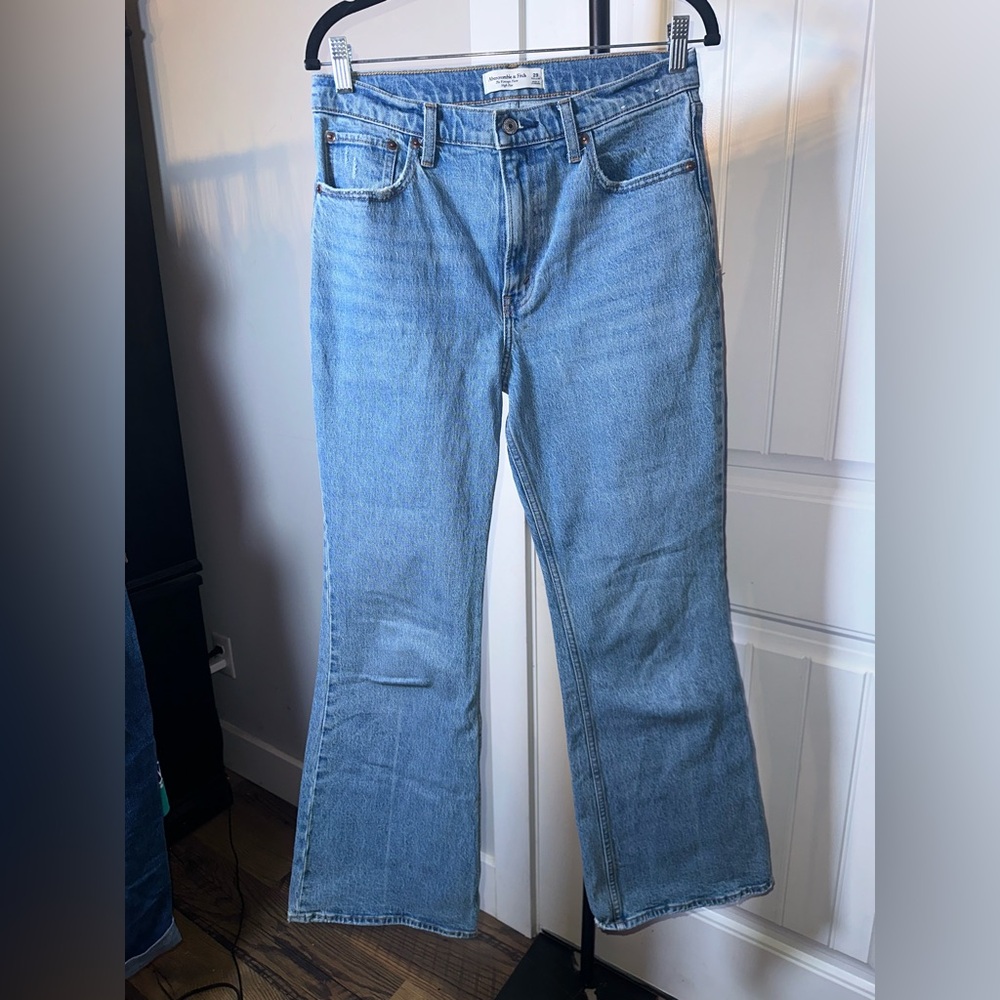 Abercrombie & Fitch Size 29 High Rise Vintage Flate Classic‎ Blue Women's Jeans